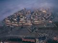 Imagen aérea de la localidad salmantina de Ciudad Rodrigo y su muralla defensiva