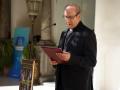 Jesús Fernández en su discurso ante los periodistas
