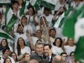 Alberto Núñez Feijóo y Juanma Moreno, en un acto de la campaña