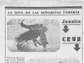 Recorte de prensa de septiembre de 1934 de El defensor de la afición: periódico taurino cordobés