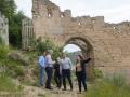 Visita del presidente de la Diputación de Valencia, Vicent Mompó, al castillo de Corbera