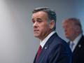 John L. Ratcliffe, director de la CIA, en una conferencia de prensa en Washington