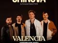 Cartel del concierto de Shinova en el Roig Arena