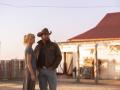 Los actores Kelly Reilly y Cole Hauser en Rancho Dutton