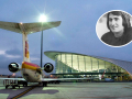 Montaje aeropuerto de Valencia e imagen de Nino Bravo