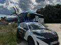 Autobús interceptado por la Guardia Civil