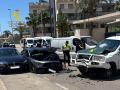 Imagen de los vehículos tras el choque
