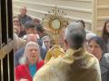 El obispo de Zamora, en la bendición inaugural de la capilla de Adoración