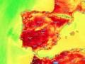 Temperaturas máximas para este viernes