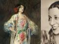 La Argentina pintada por Max Slevogt en 1926 y fotografía de la bailarina de 1930