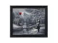 ‘Girl and Balloon on Found Landscape’