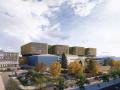 Render de la reforma del Hospital Gregorio Marañón de Madrid