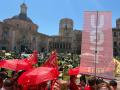 Imagen de la manifestación educativa de este viernes 22 de mayo en Valencia.