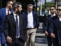 Imagen de José María Ángel entrando a la Ciudad de la Justicia de Valencia.