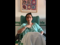 Imagen extraída del vídeo que grabó la víctima de una agresión sexual en Mérida tras ser hospitalizada.