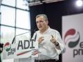 El presidente del PNV, Aitor Esteban, durante un acto del partido en Durango