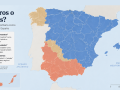 Mapa sobre el uso de «vosotros