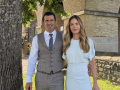 Figo y su mujer