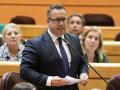 Imagen de Agustín Almodóbar durante una intervención en el Senado