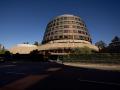 Fachada de la sede del Tribunal Constitucional.