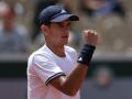 Rafa Jódar, durante la tercera ronda de Roland Garros