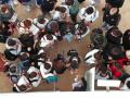 Alumnos durante el primer día de selectividad