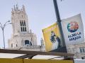 Continúan los preparativos para la visita del Papa, en la plaza de Cibeles, a 28 de mayo de 2026