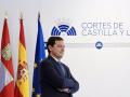 El presidente del Partido Popular de Castilla y León, Alfonso Fernández Mañueco, este miércoles, en las Cortes