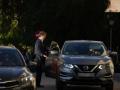 David Sánchez saliendo de la Audiencia de Badajoz