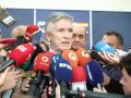 El ministro del Interior, Fernando Grande-Marlaska, durante la puesta en fEl ministro del Interior, Fernando Grande-Marlaska