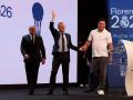 Florentino Perez, durante un acto de campaña