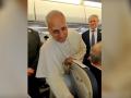 El Papa León XIV confiesa en el avión que es del Real Madrid