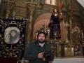 El fotógrafo de prensa palentino, Daniel Ibáñez Gutiérrez, que realiza su labor informativa en el Vaticano