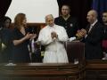 La histórica ovación de siete minutos al Papa tras su discurso en el Congreso