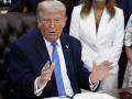 Donald Trump, presidente de los Estados Unidos, en el Despacho Oval