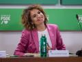 La secretaria general del PSOE andaluz, María Jesús Montero, este miércoles en la reunión de su ejecutiva