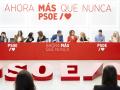 La Ejecutiva del PSOE en su reunión de este lunes, bajo la presidencia de Sánchez
