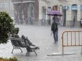 Imagen de archivo de un día de tormenta en León