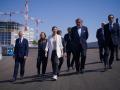 Foto de familia en el circuito del Gran Premio de F1 de Madrid