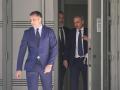 El expresidente del Gobierno José Luis Rodríguez Zapatero abandona la Audiencia Nacional