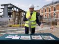 El ministro de Transportes, Óscar Puente, visita las obras de la estación Valladolid-Campo Grande.