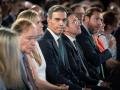 La vicepresidenta tercera y ministra para la Transición Ecológica, Sara Aagesen, el presidente del Gobierno, Pedro Sánchez, el ministro de Exteriores, José Manuel Albares, el ministro de transportes Óscar Puente, la ministra de Vivienda, Isabel Rodríguez, y la ministra de Sanidad, Mónica García