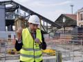 El ministro de Transportes, Óscar Puente, visita las obras de la estación Valladolid-Campo Grande, la semana pasada