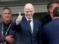Gianni Infantino, en uno de los partidos del Mundial