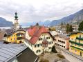 Localidad de St Gilgen, a orillas del lago Wolfgangsee