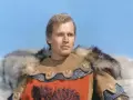 Charlton Heston, interpretando al líder militar Rodrigo Díaz de Vivar, personaje principal en la película “El Cid” (1961) del director Anthony Mann
