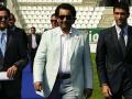 Al Thani cuando asumió la presidencia del Málaga CF
