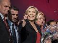 La líder y candidata del partido Frente Nacional (FN) a las elecciones presidenciales francesas, Marie Le Pen