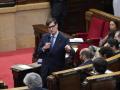 El presidente de la Gneralitat de Catalunya, Salvador Illa, interviene durante un sesión de control al Govern, en el Parlament de Catalunya, a 8 de julio de 2026, en Barcelona, Cataluña (España).