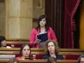 La presidenta de Aliança Catalana, Sílvia Orriols, en el pasado pleno del Parlament